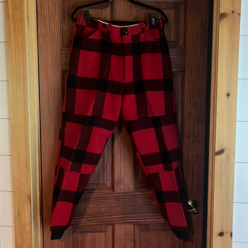 Rare Vintage Carter and Churchill Profile Wool Ski Pants